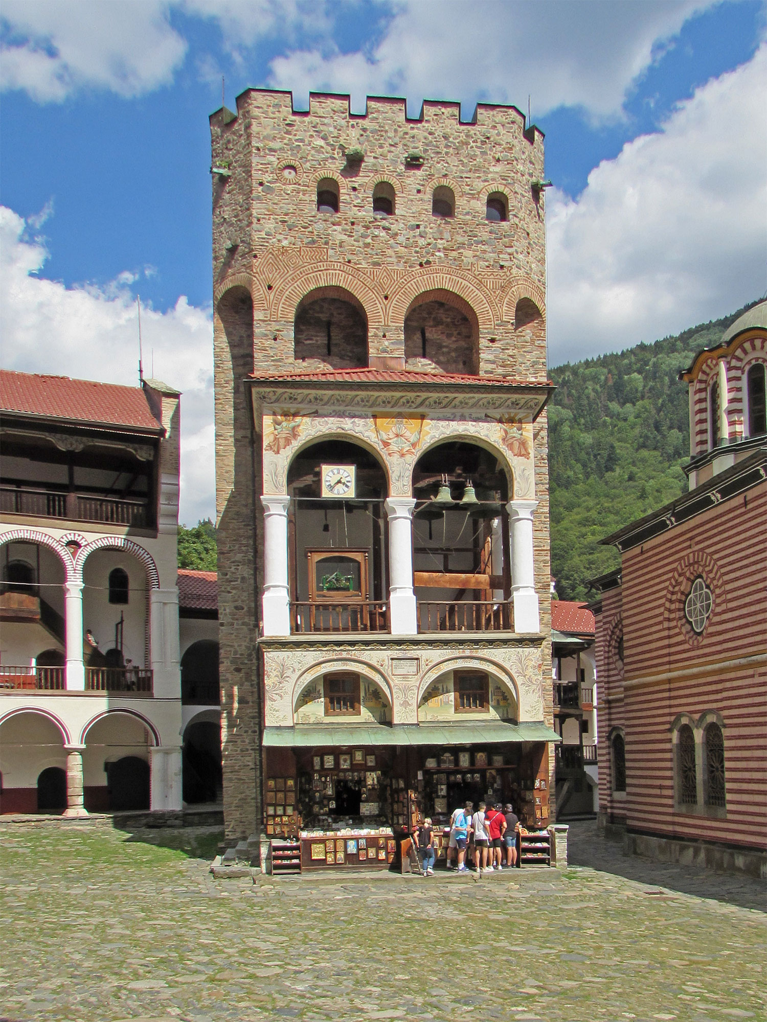 Bulgarien Rila-Kloster Wehrturm
