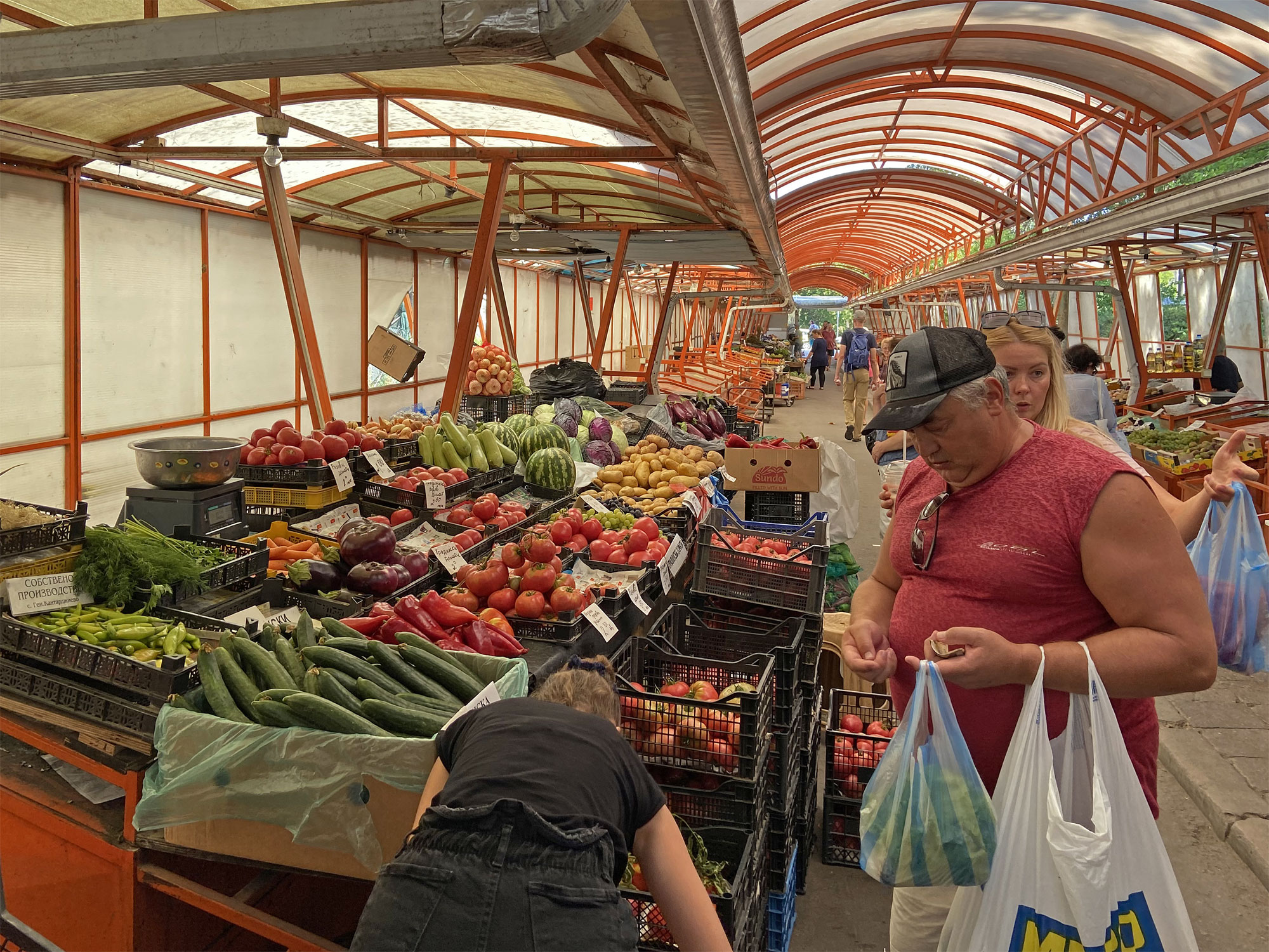 Bulgarien Varna Markthalle