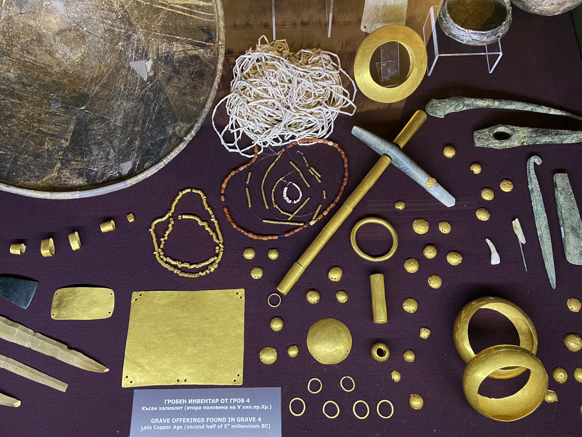 Bulgarien Varna Museum Goldschatz