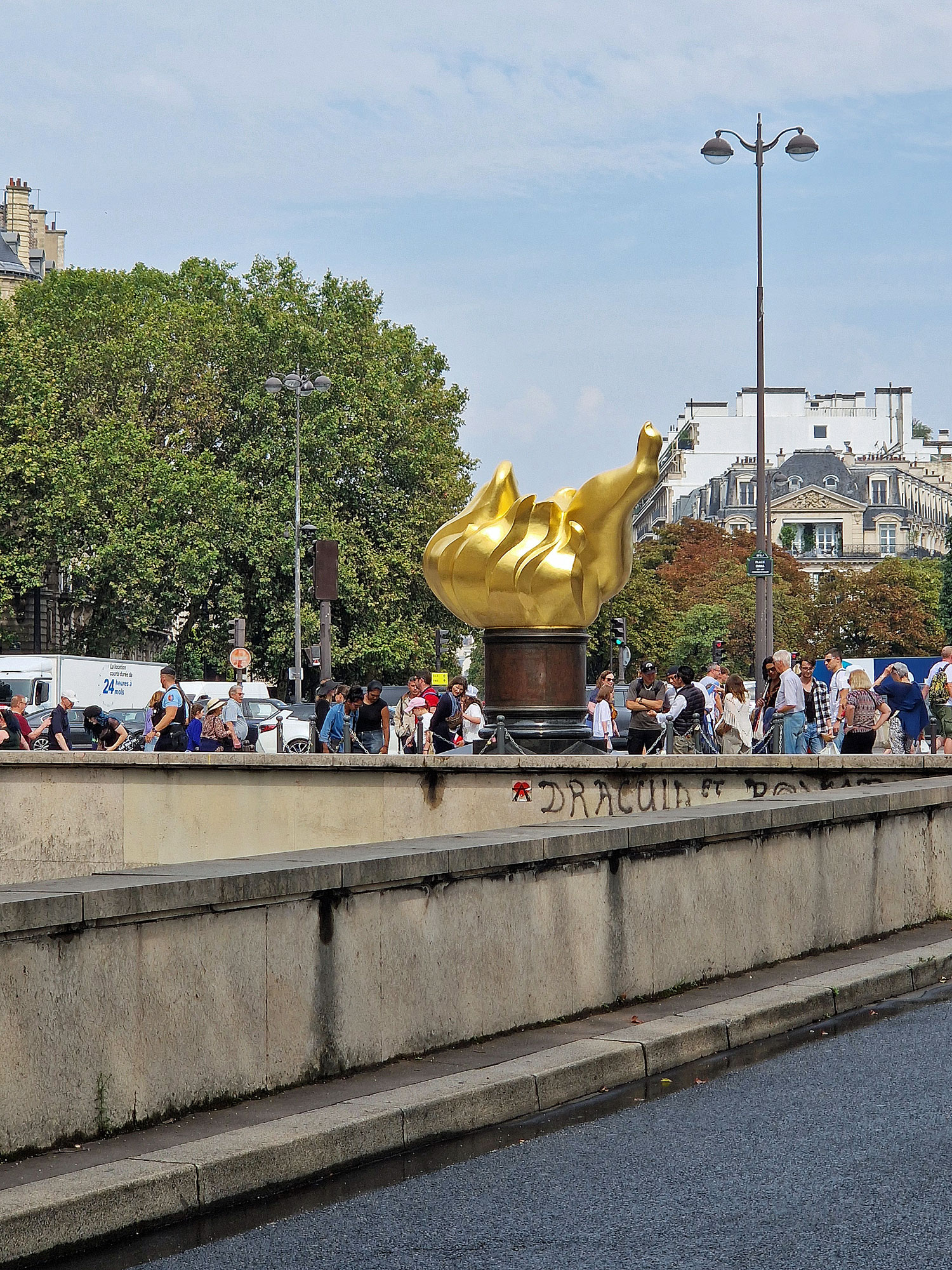 Paris Flamme der Freiheit