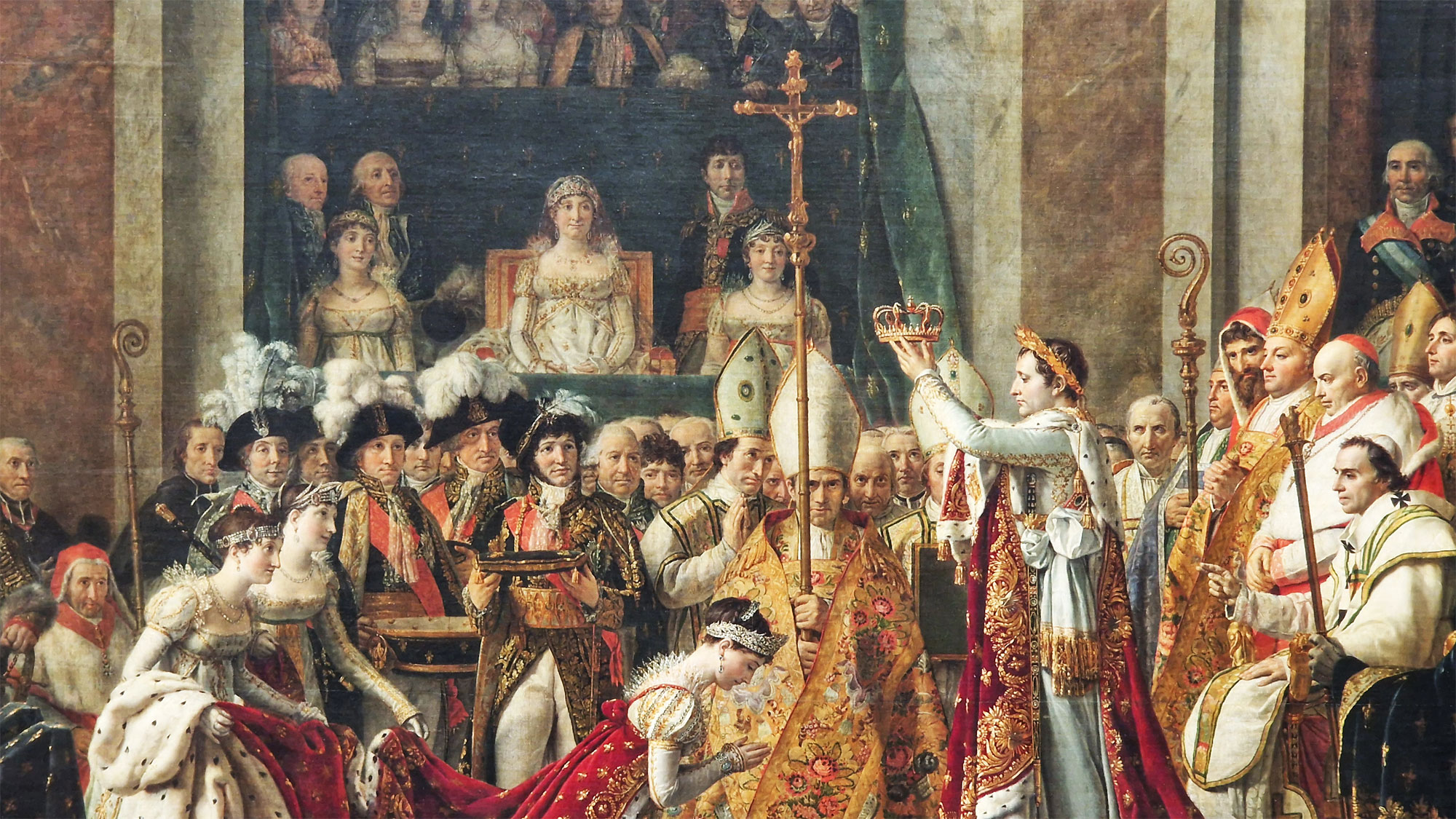 Paris Louvre Krönung Napoleon groß