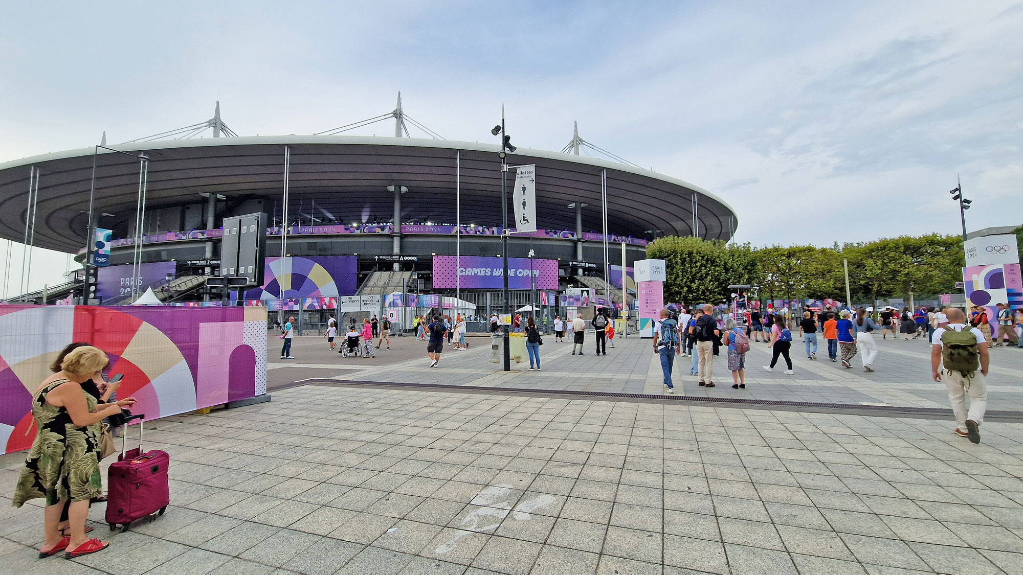 Saint Denis Paralympics Stade de France Außenaufnahme