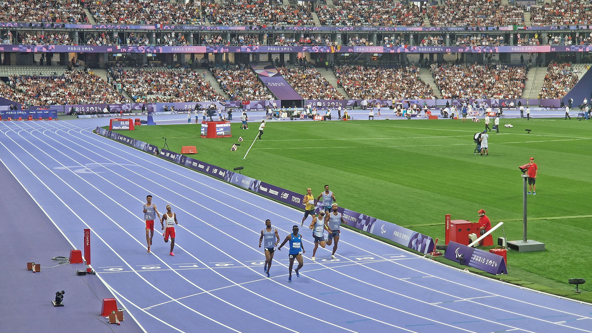 Saint Denis Stade de France Paralympics 400 m Halbfinale