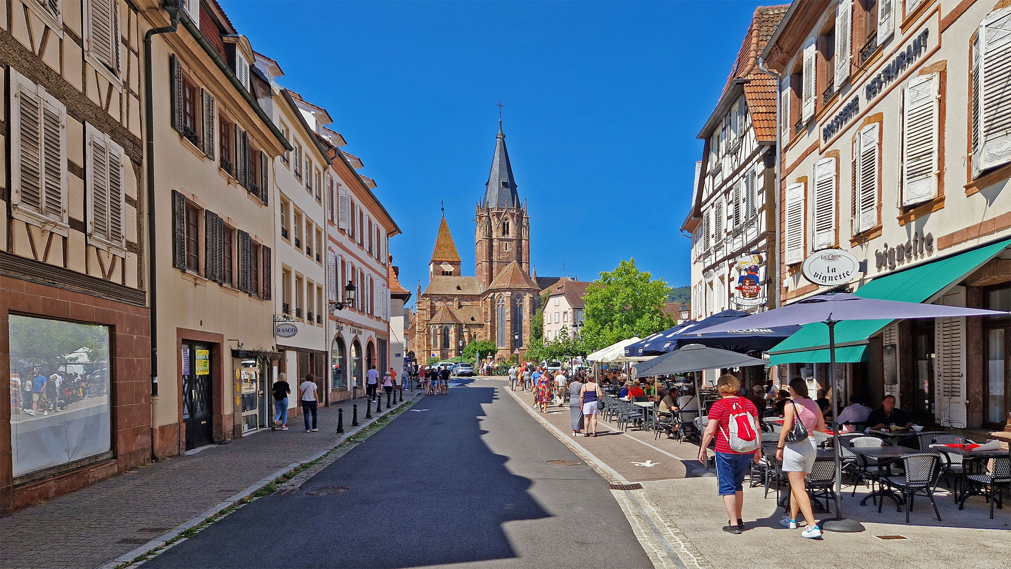 Wissembourg Elsass Rue du Marché aux Poissons