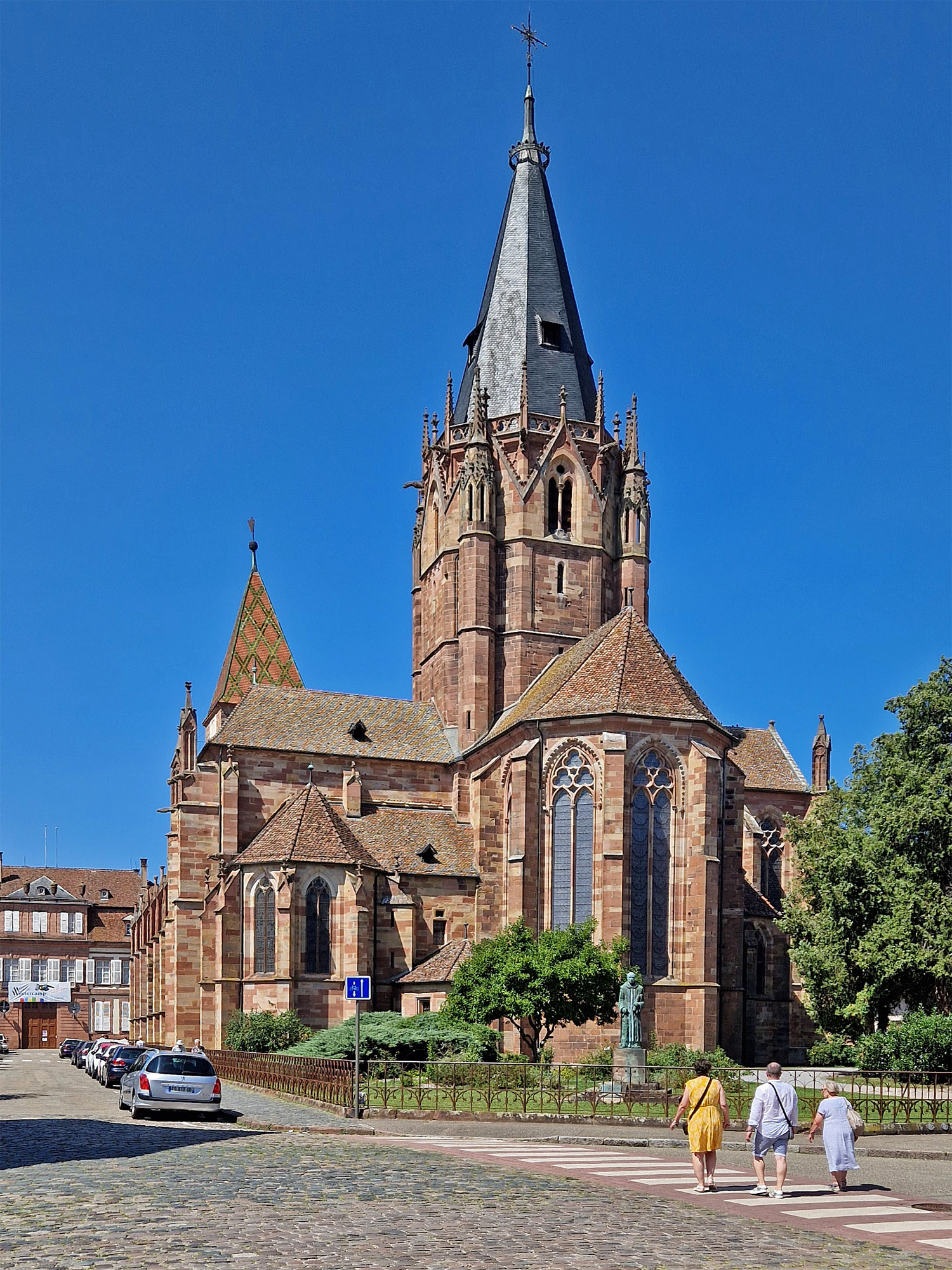 Wissembourg Elsass Abbatiale St. Pierre et Paul außen