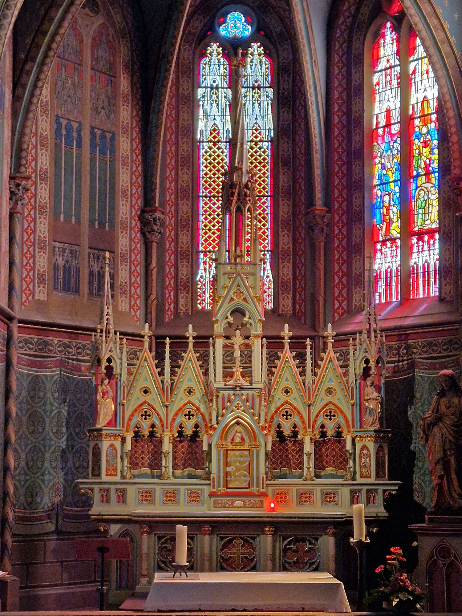 Wissembourg Elsass Abbatiale St. Pierre et Paul Seitenaltar