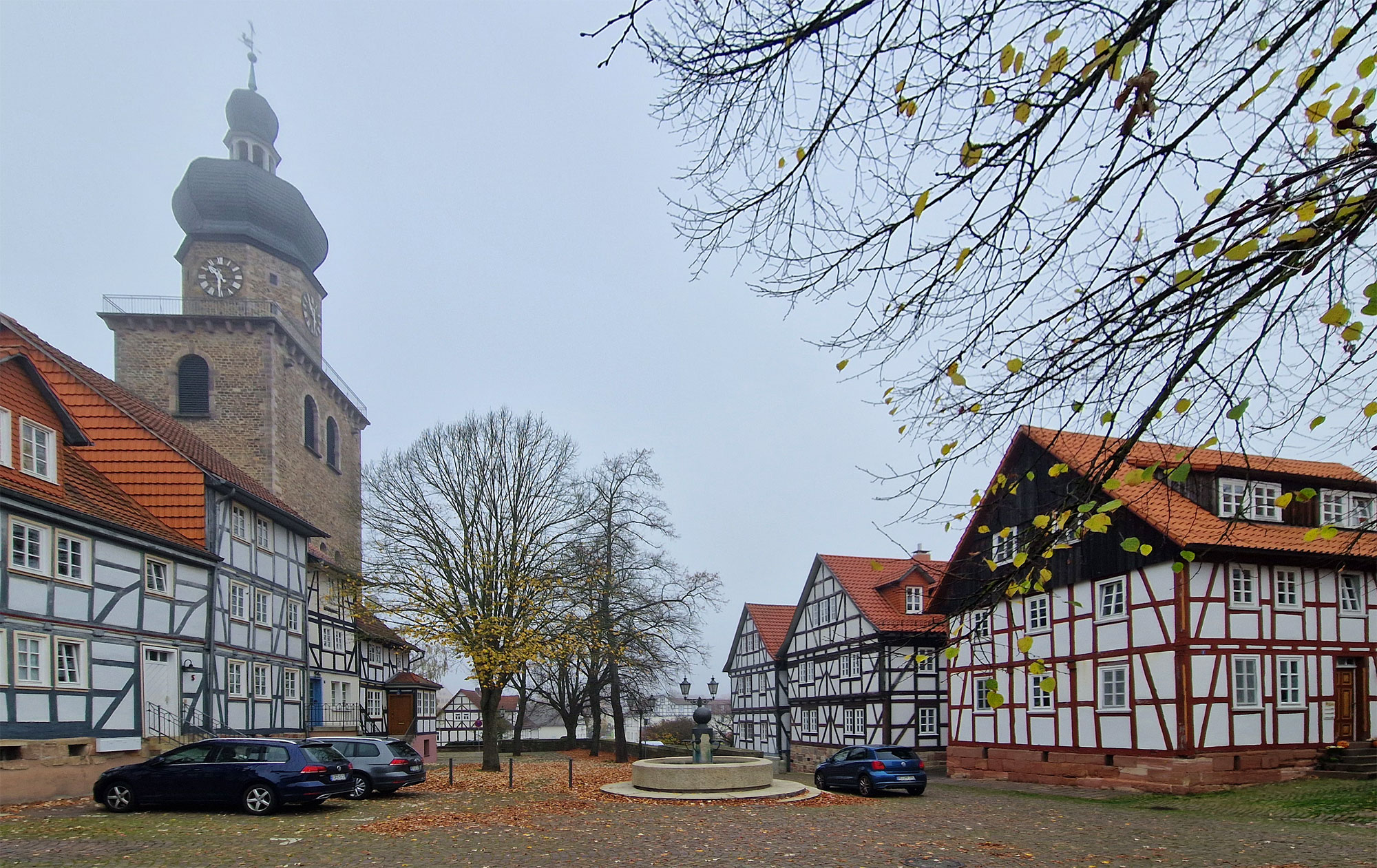 Bebra Lindenplatz Herbst