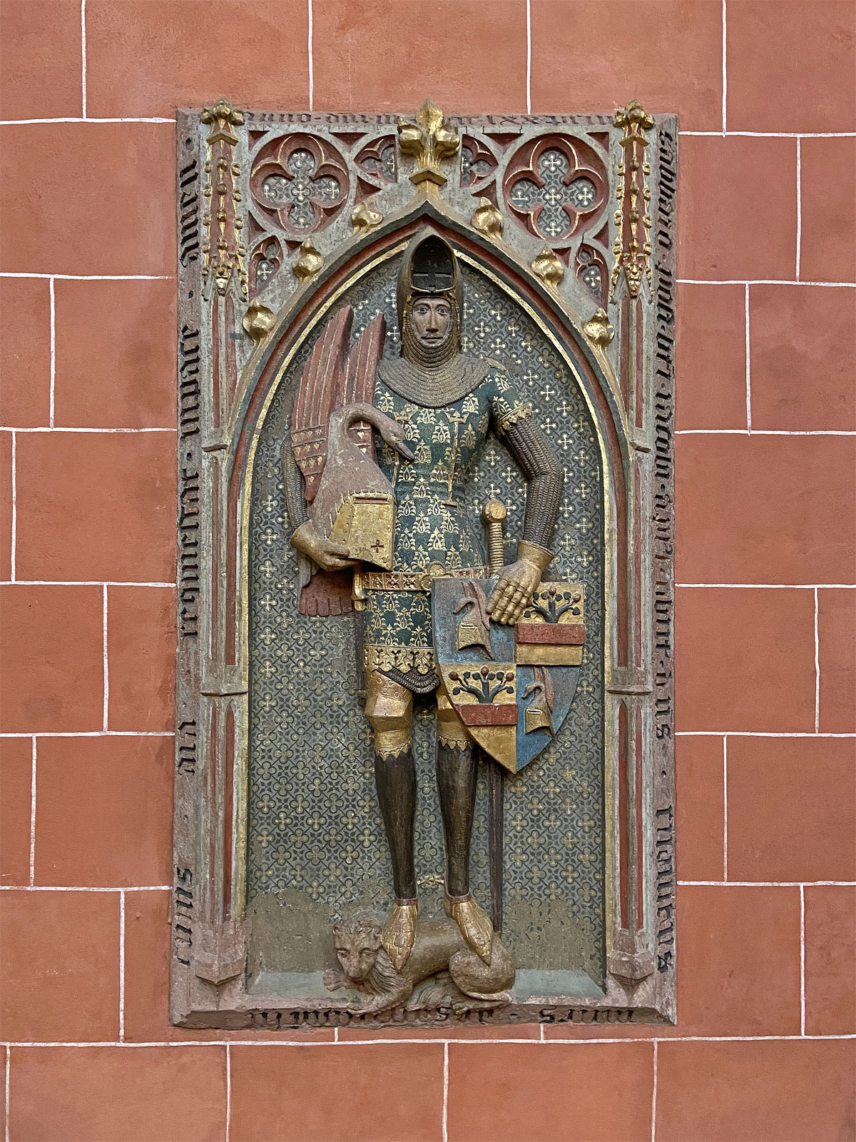 Frankfurt Dom Grabplatte Franckenstein