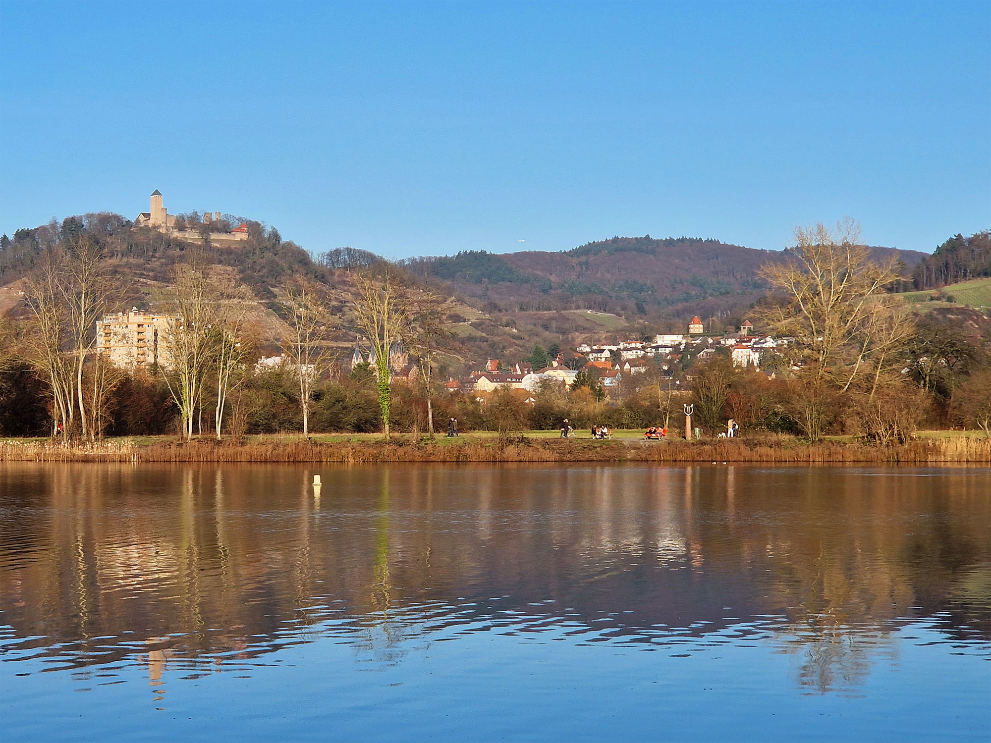 Heppenheim Totale vom Bruchsee