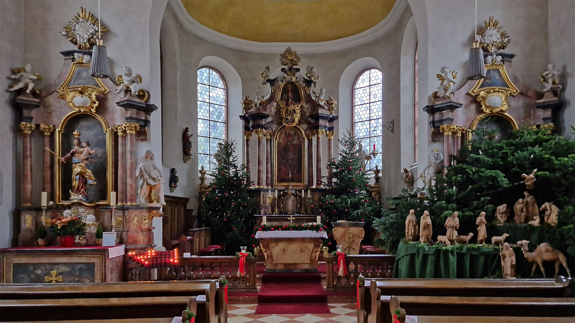 Lampertheim Hofheim St. Michael innen Advent