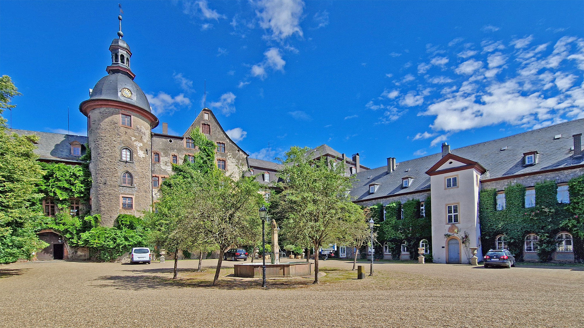 Laubach Oberhessen Schloss Vorderseite