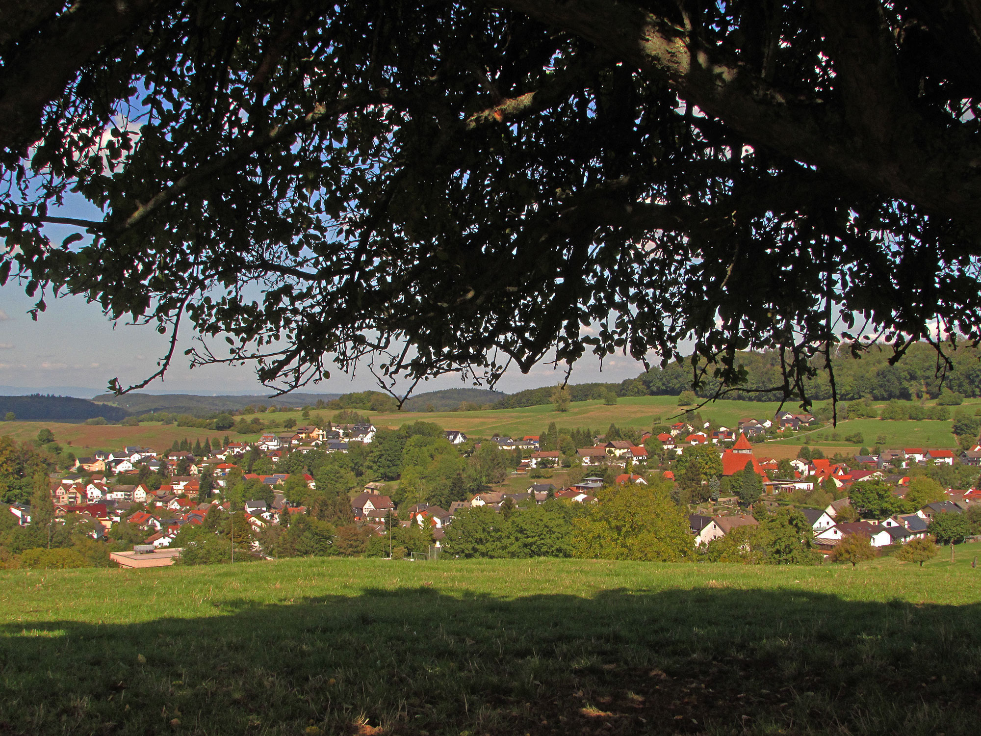 Lautertal (Odenwald) Gadernheim von fern