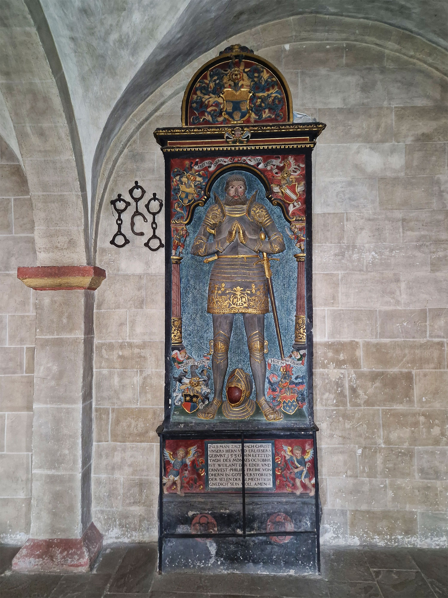 Limburg Dietkirchen St. Lubentius Epitaph Frey von Dehrn