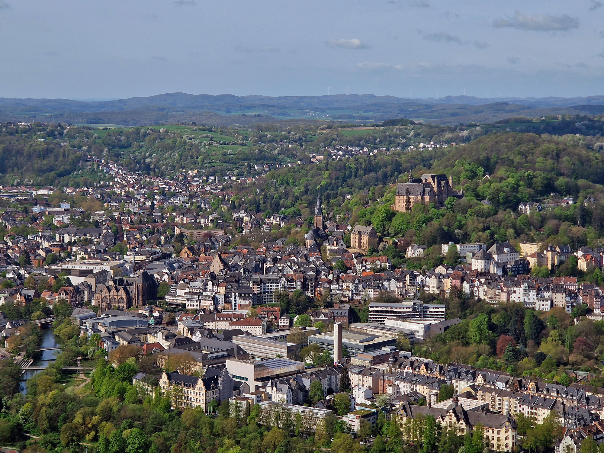 Marburg Spiegelslustturm Panorama