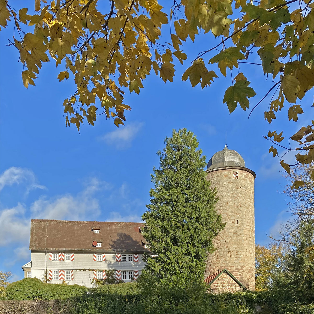 Neuenstein Burg Herbst