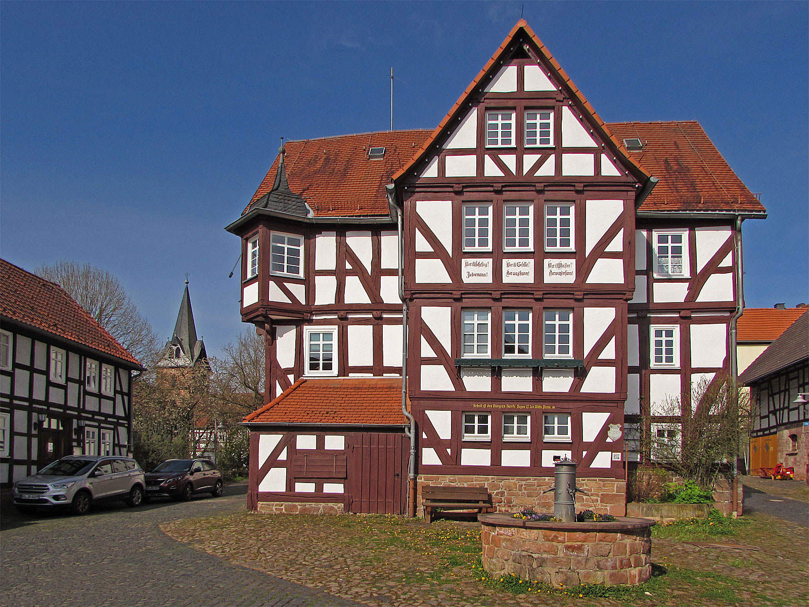 Rosenthal Hessen Rathaus Totale