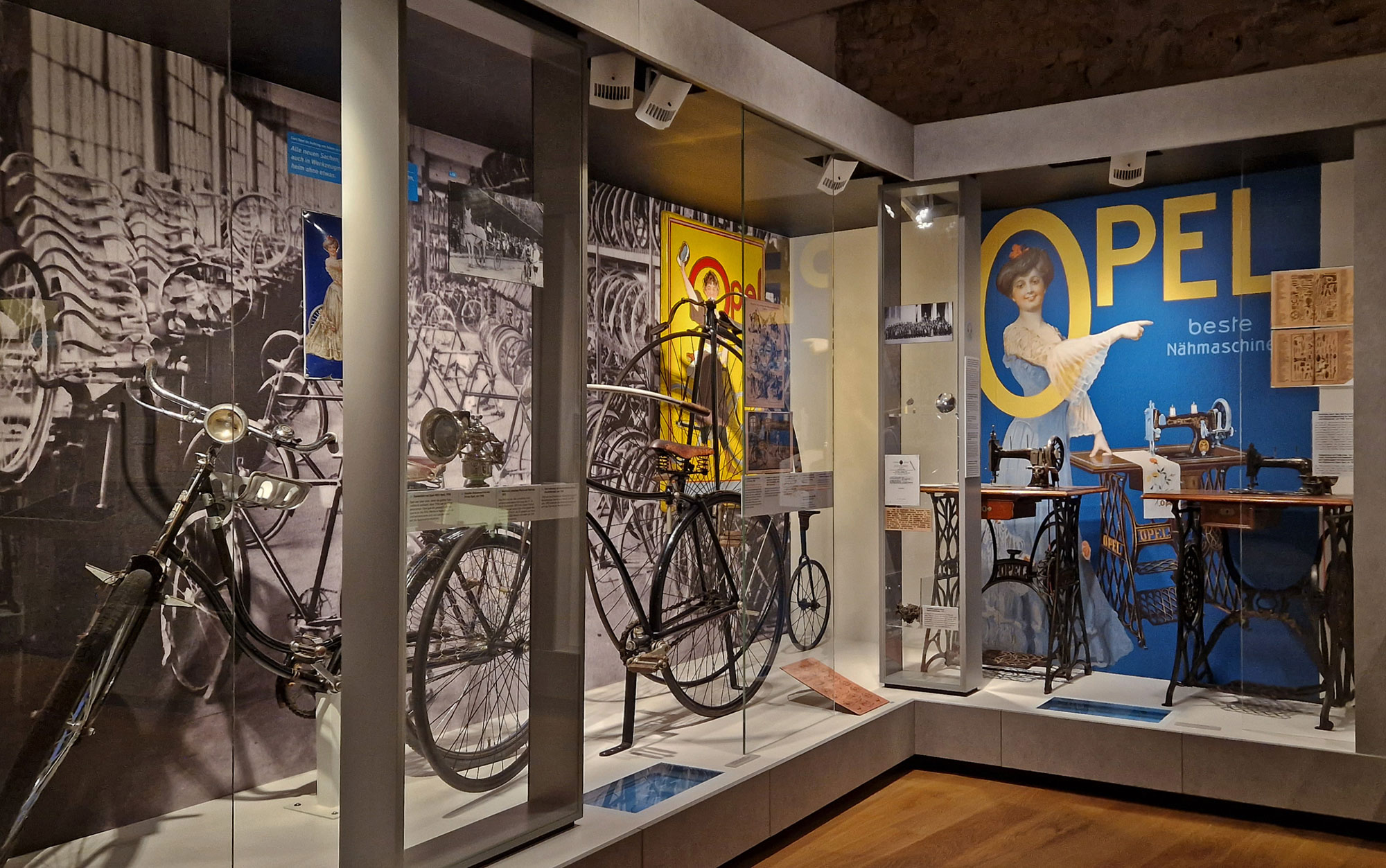 Rüsselsheim Stadtmuseum Opel Fahrräder