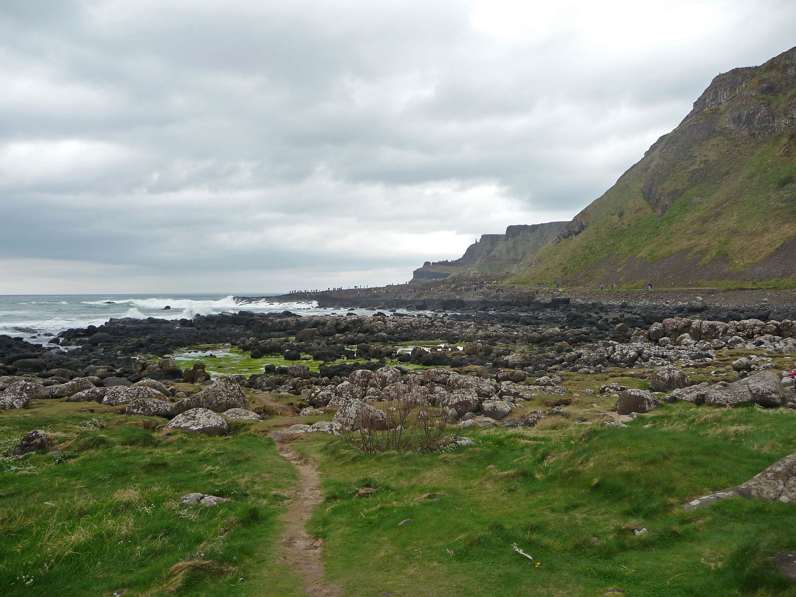 Nordirland Küste am Giant's Causeway