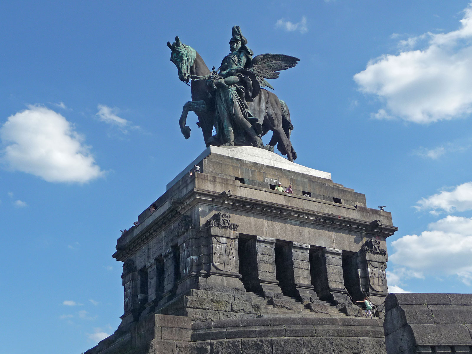 Koblenz Deutsches Eck Denkmal Kaiser Wilhelm