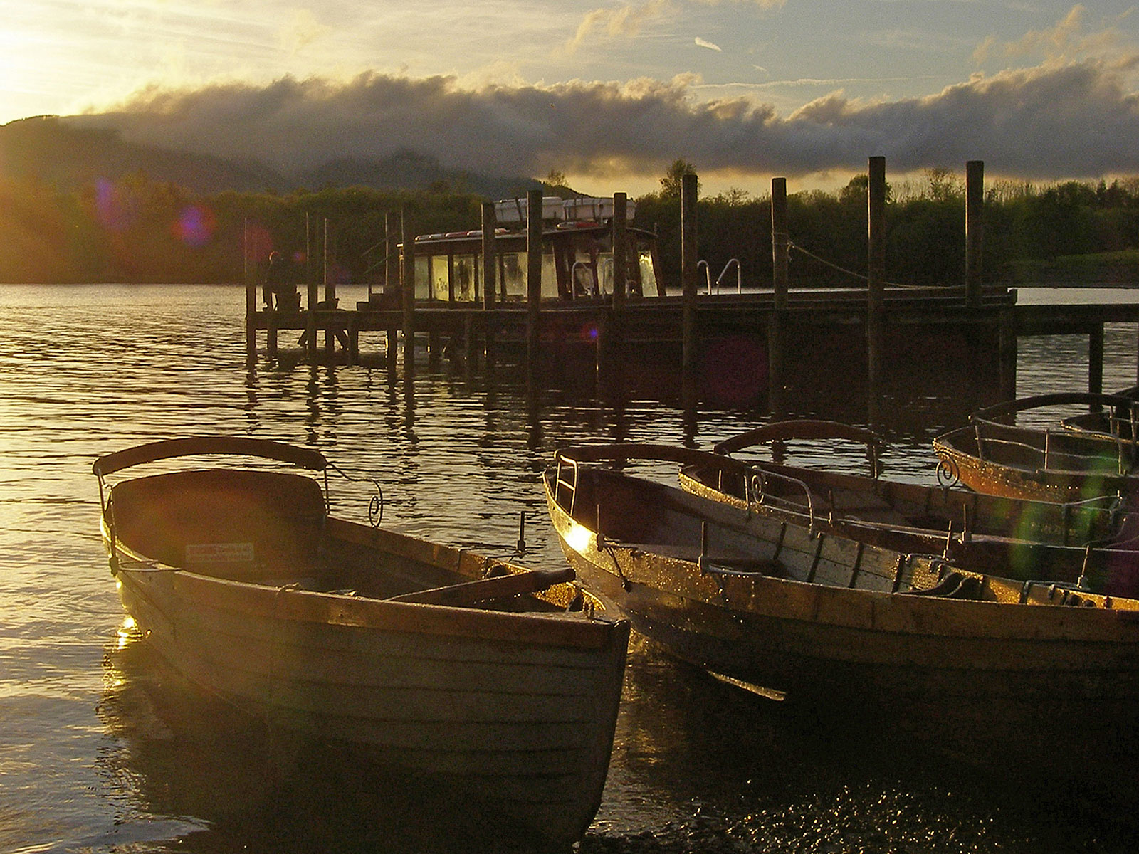 Lake District Derwentwater Sonnenuntergang