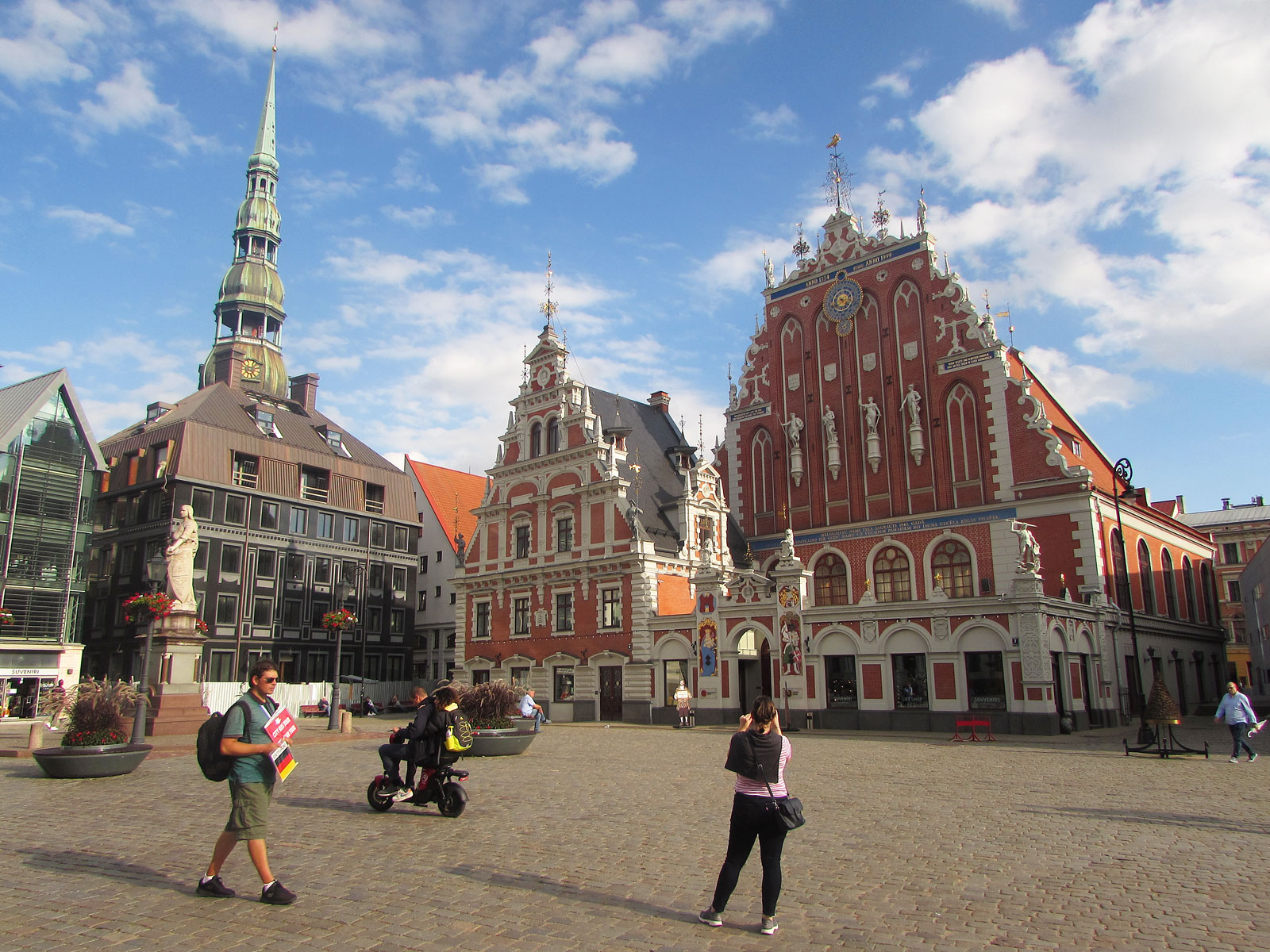 Riga Rathausplatz Schwarzhäupterhaus
