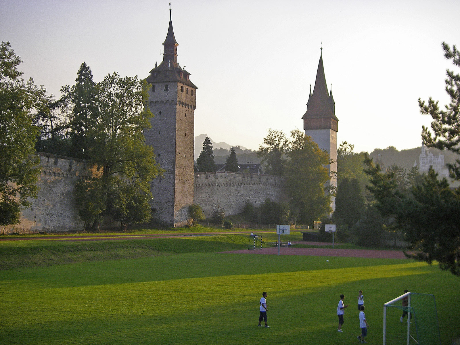 Luzern Museggmauer Heuturm Luegislandturm