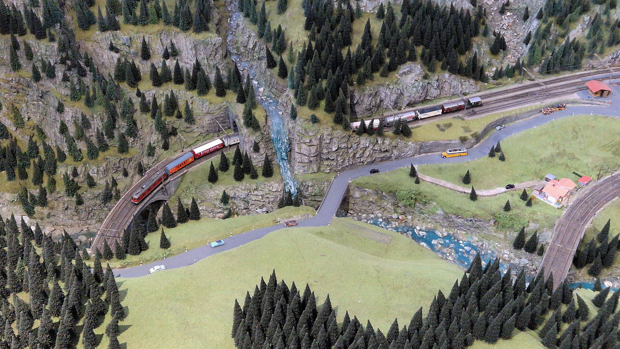 Luzern Verkehrshaus Modelleisenbahn