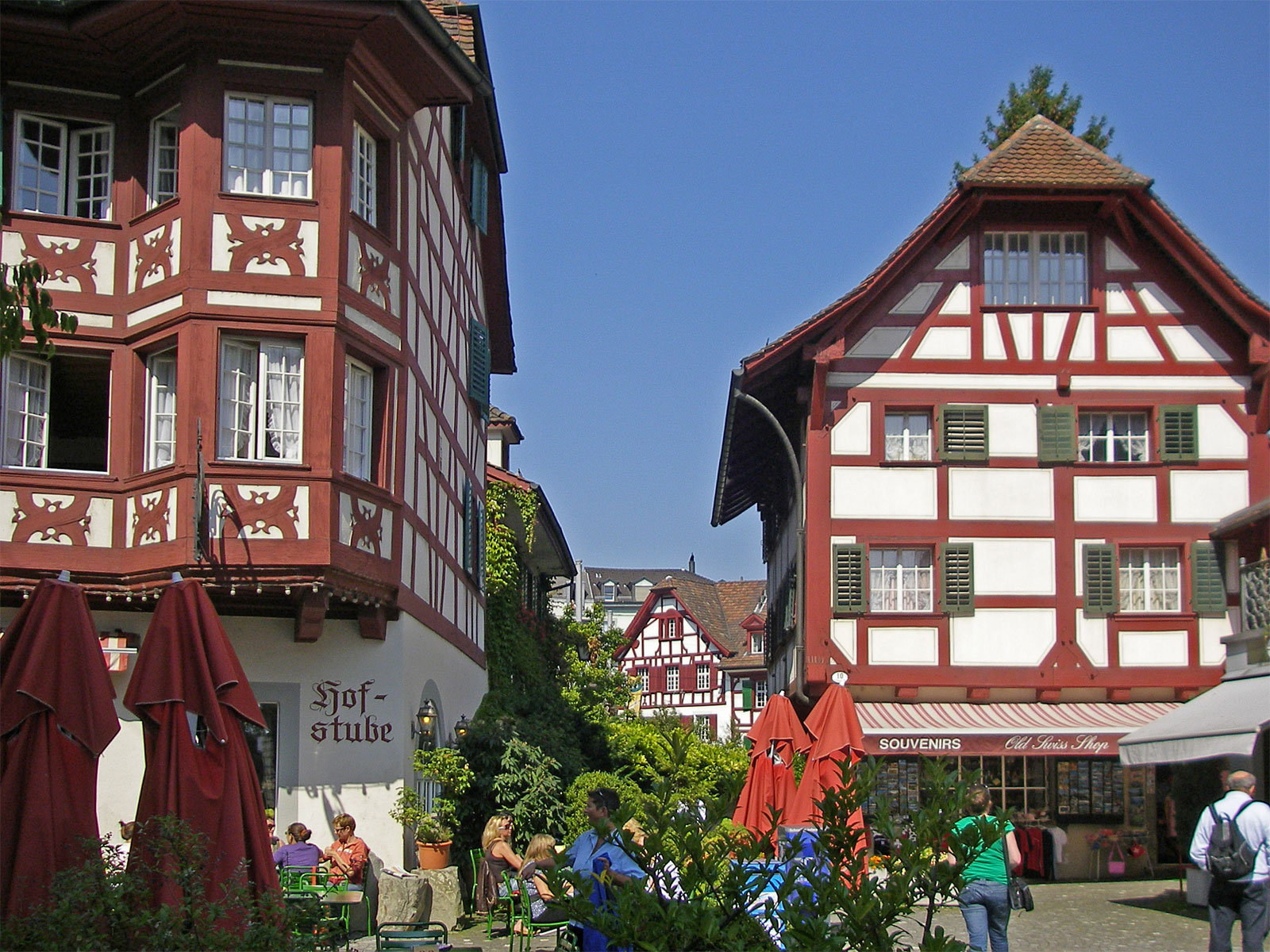 Luzern Altstadt Fachwerkhäuser