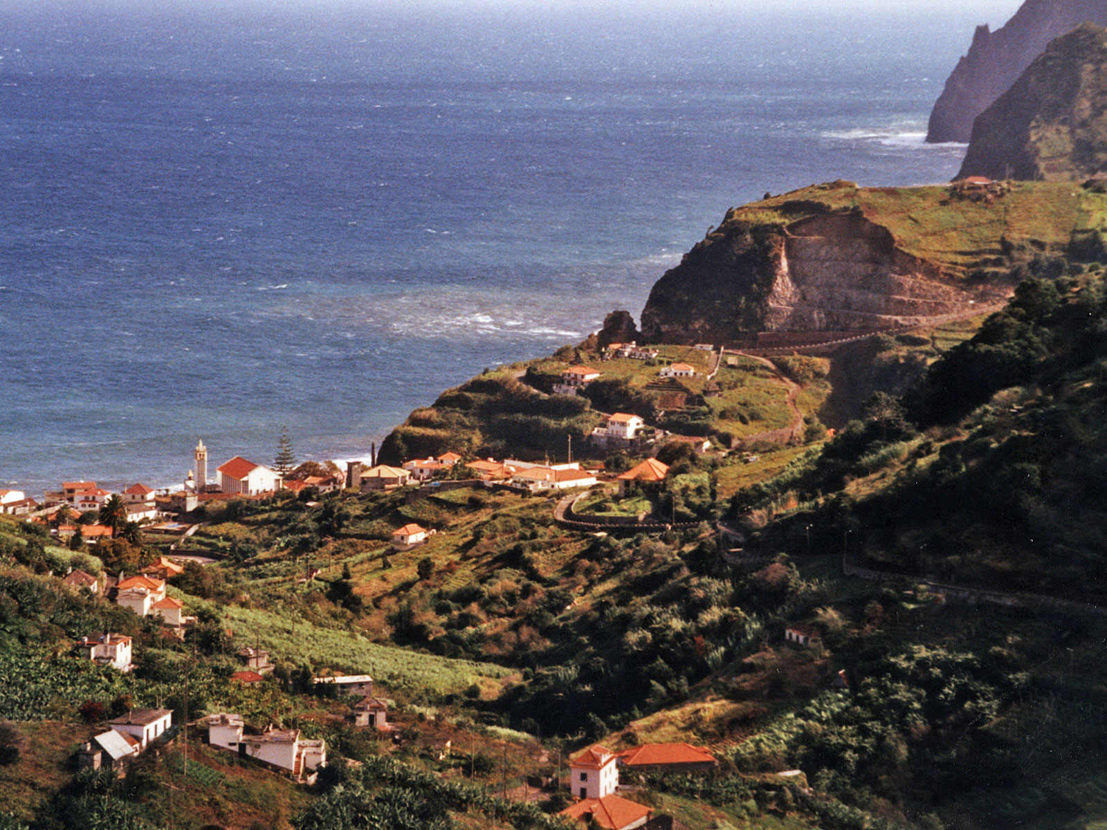 Madeira Faial Ausschnitt von oben