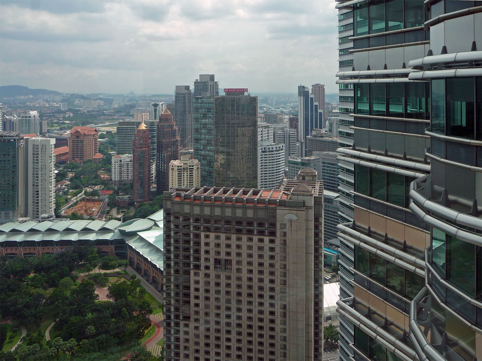 Kuala Lumpur Petronas Towers Skybridge Ausblick