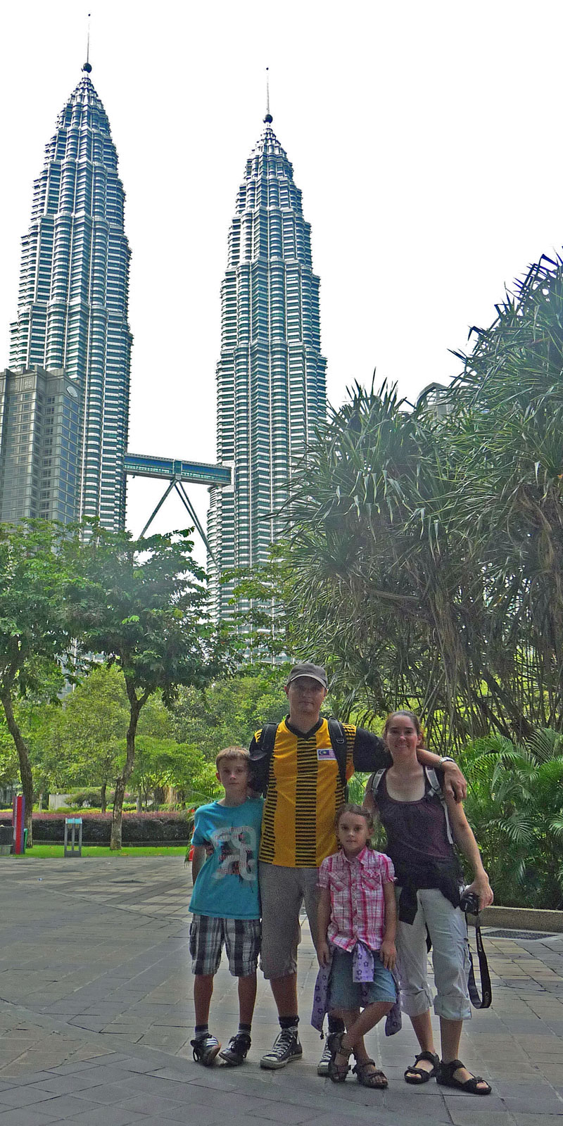 Kuala Lumpur Petronas Towers Familie Thome