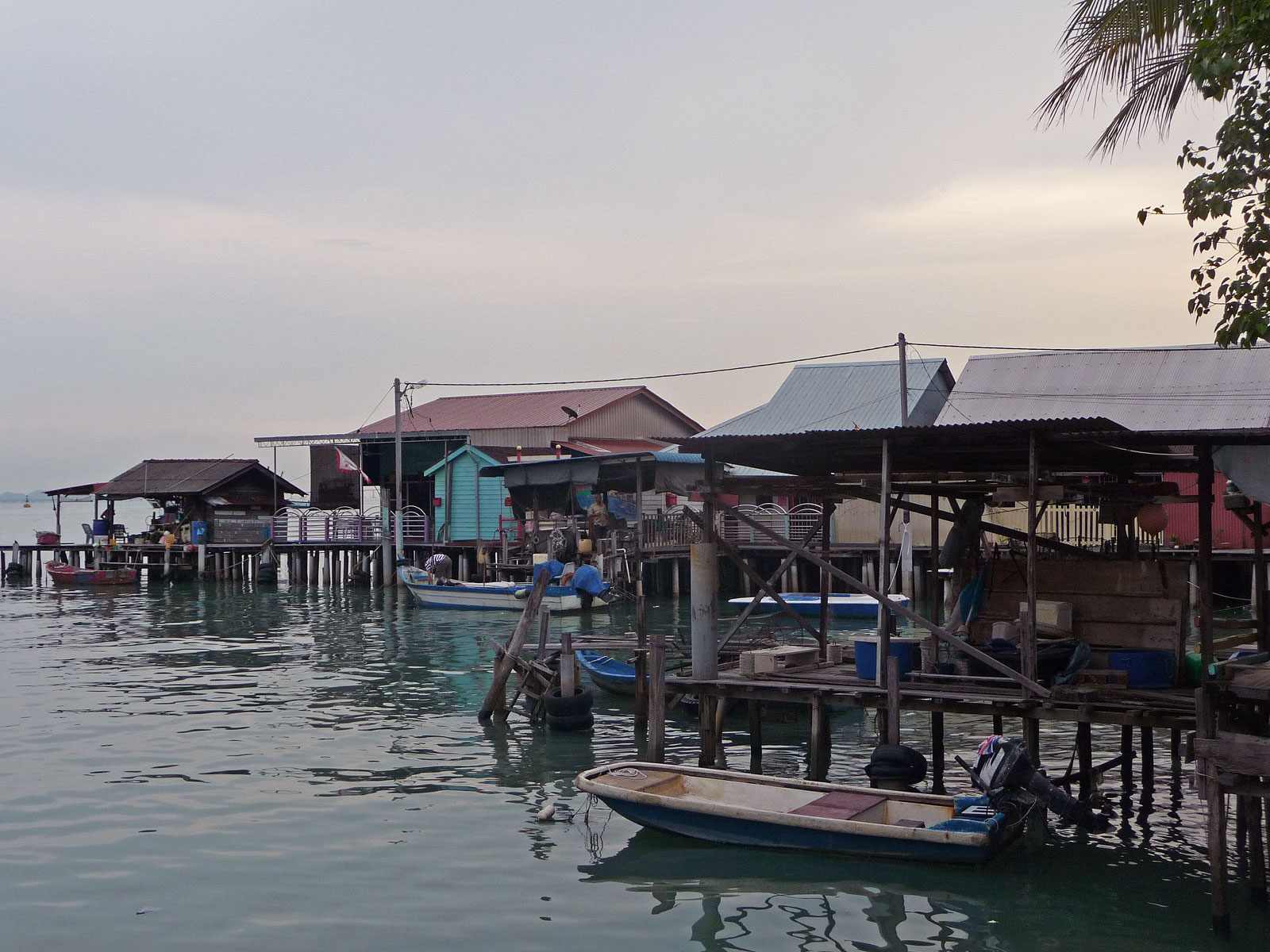 Penang George Town Pfahlbauten