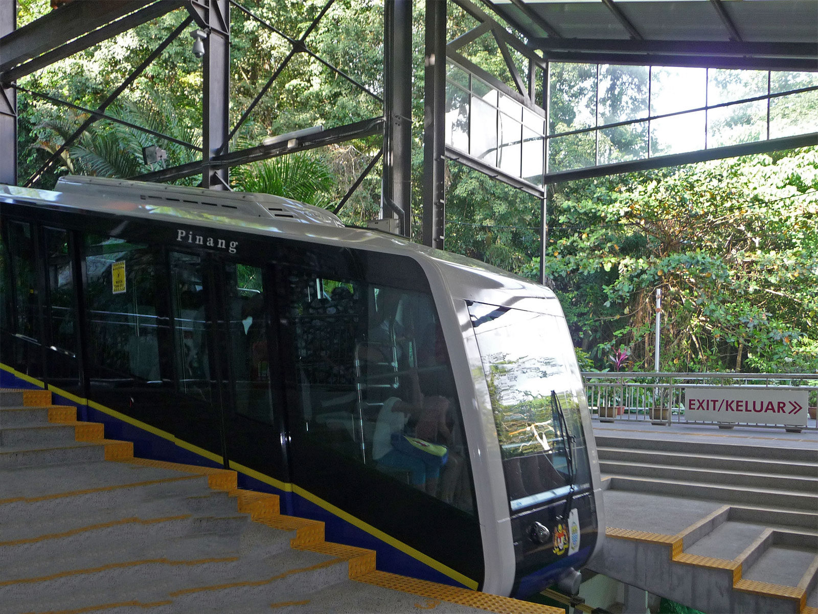 Penang Hill Bergbahn Talstation
