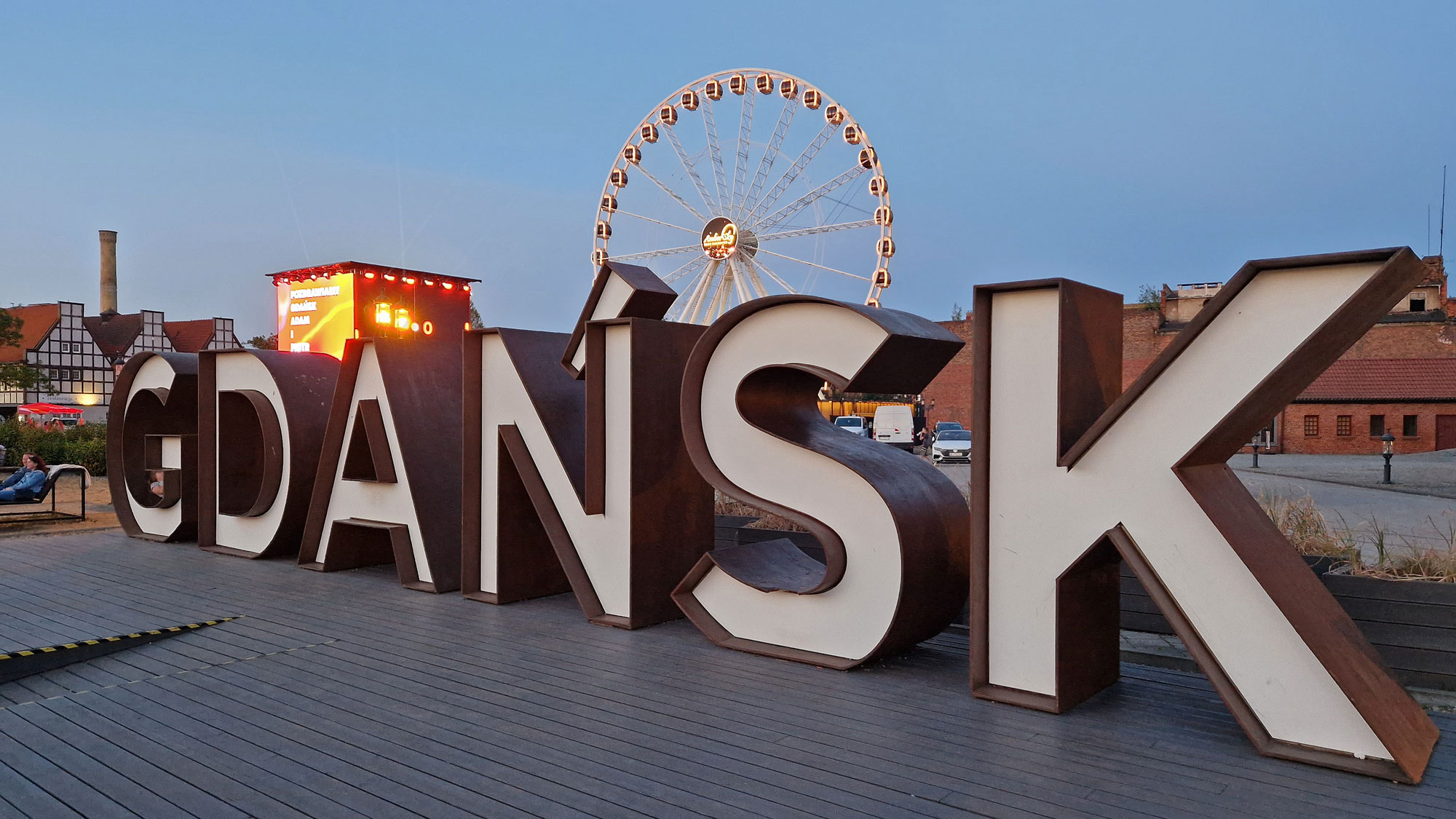 Danzig Schriftzug Gdansk