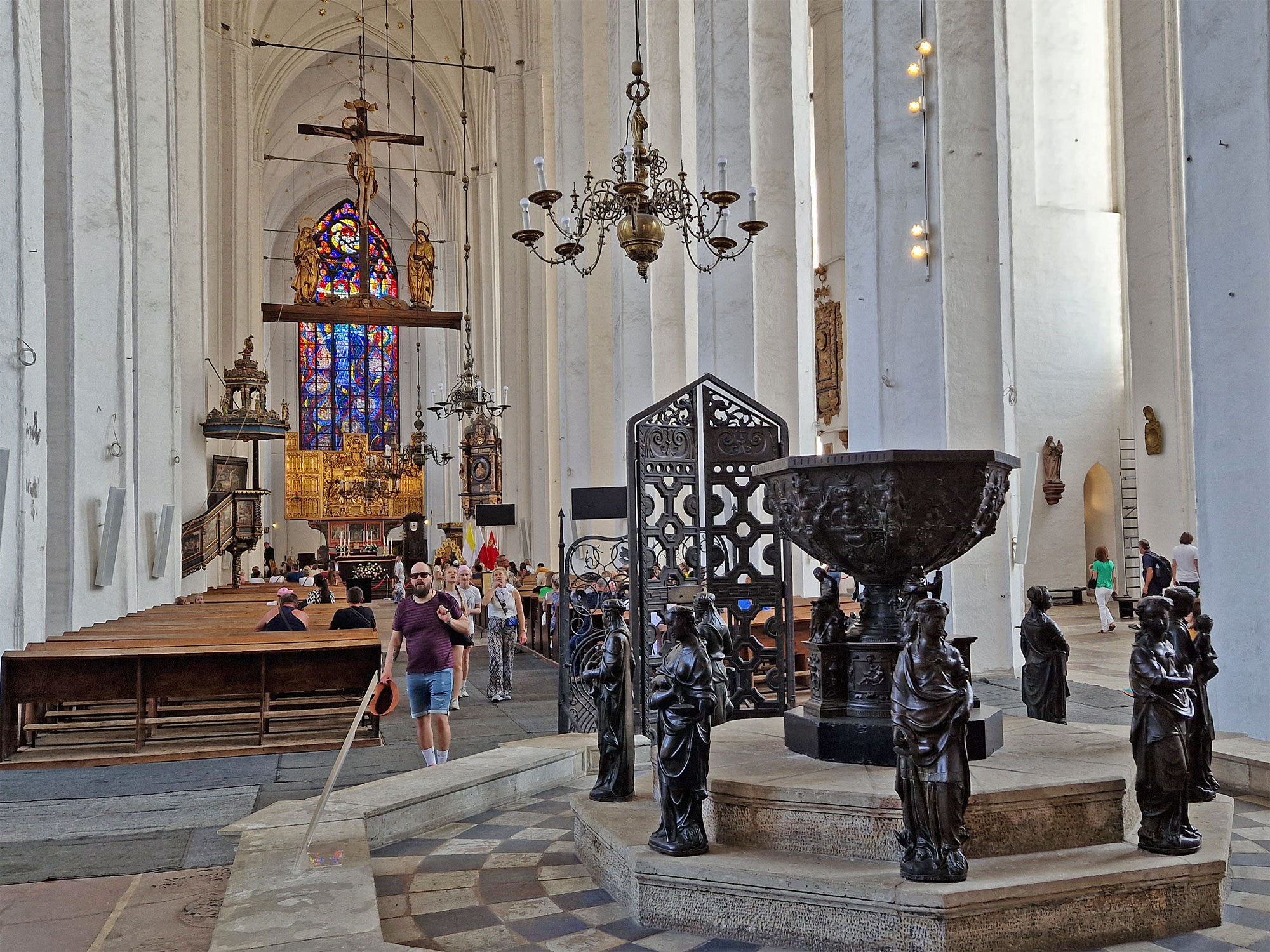 Danzig Marienkirche innen