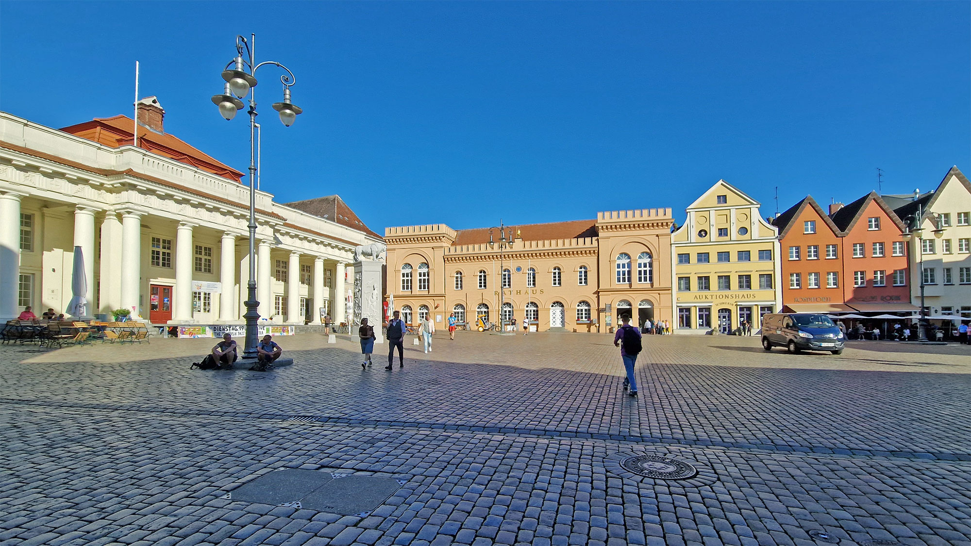 Schwerin Marktplatz Rathaus