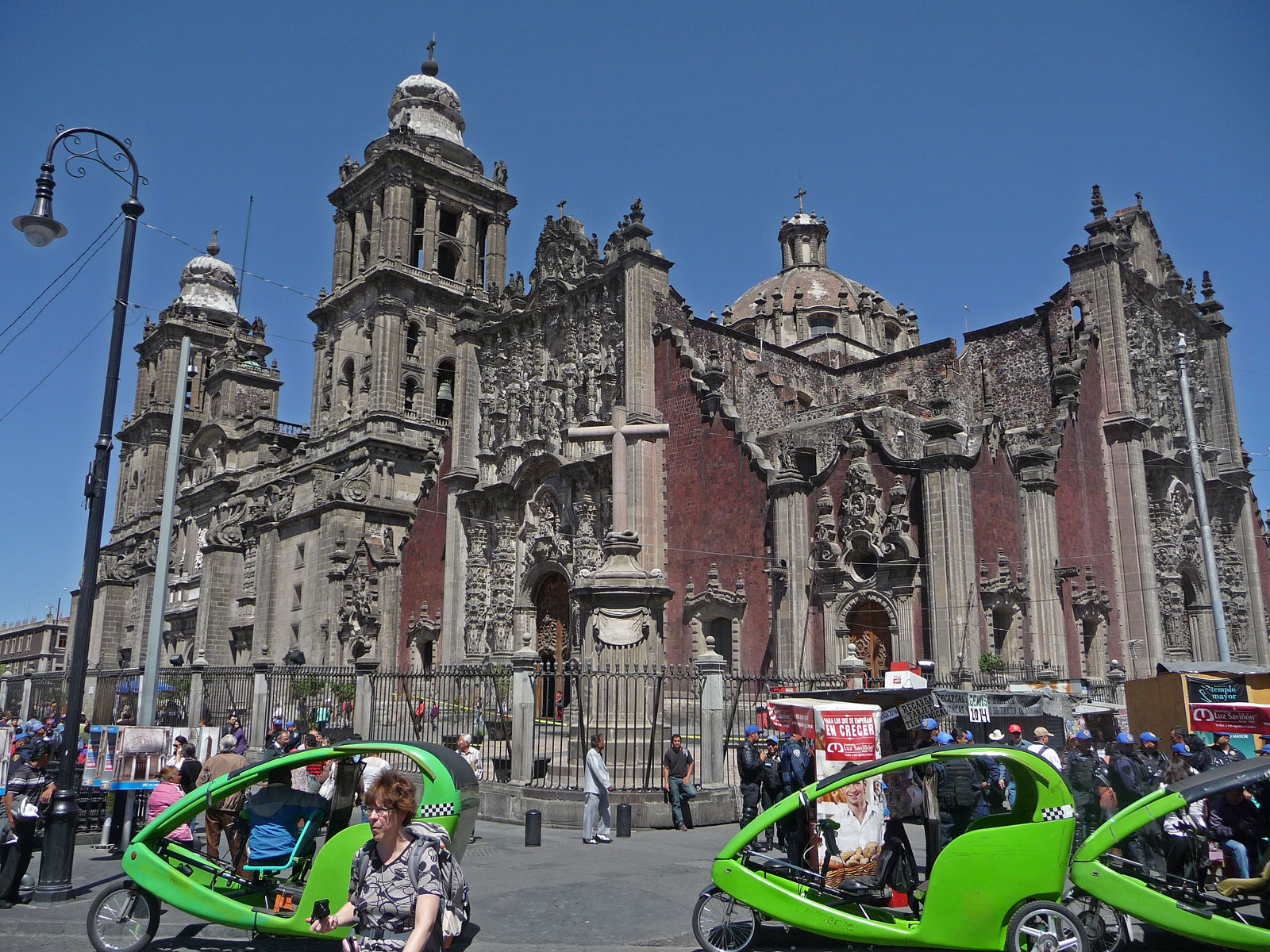 Mexico City Kathedrale Rikschas
