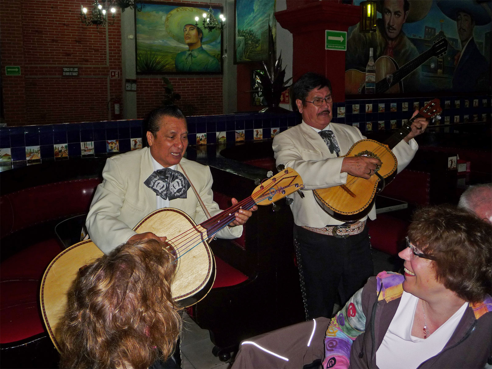 Mexico City Mariachi Musikanten Restaurant