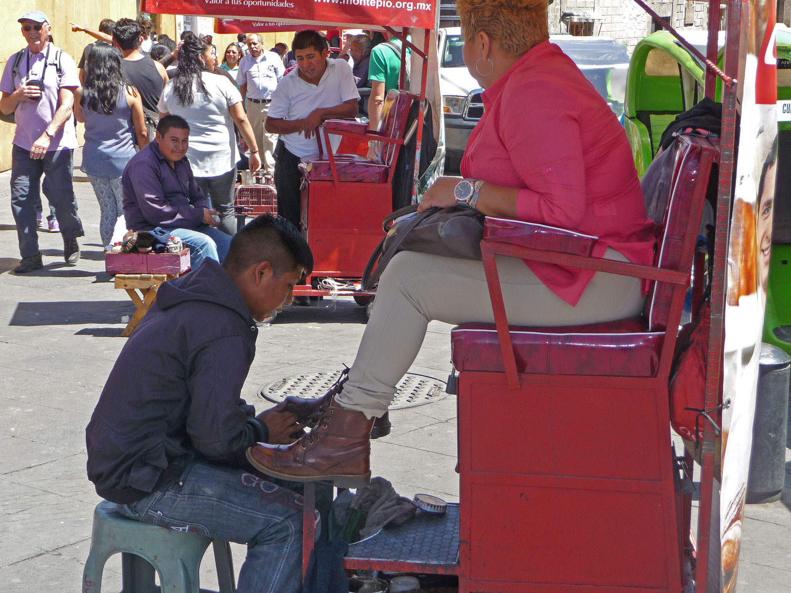 Mexico City Schuhputzer