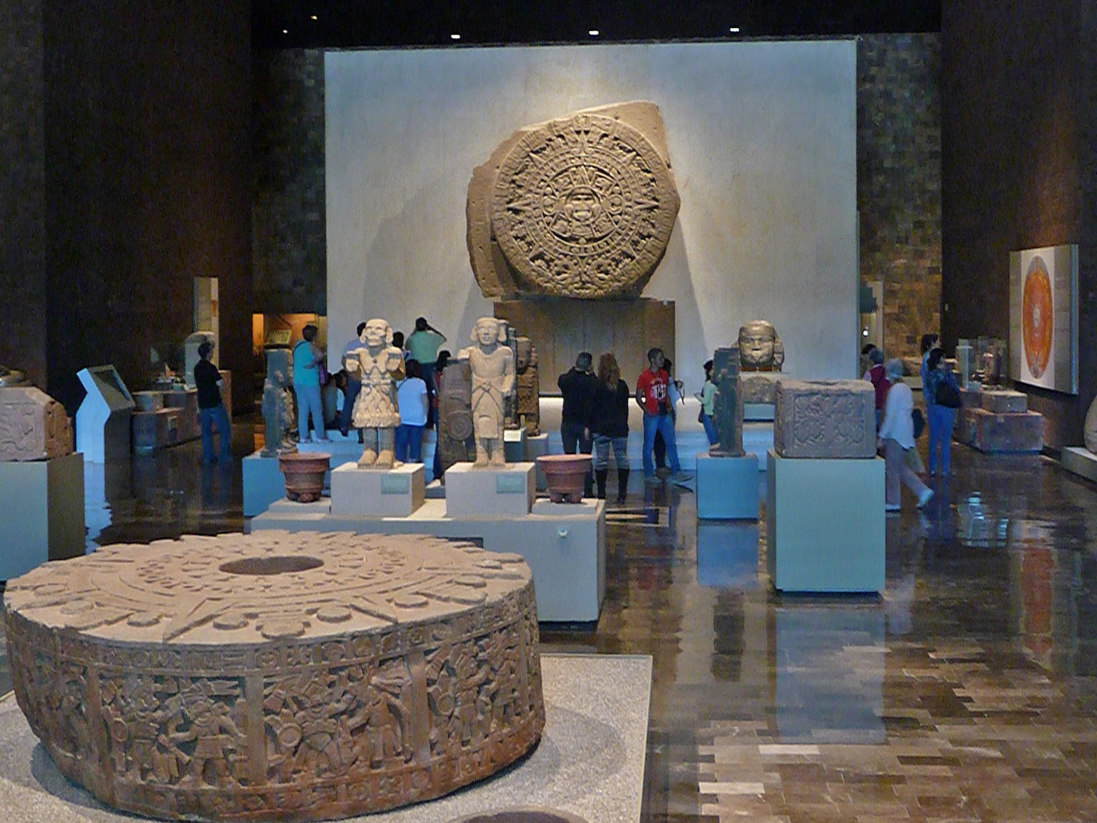 Mexico City Anthropologisches Nationalmuseum innen