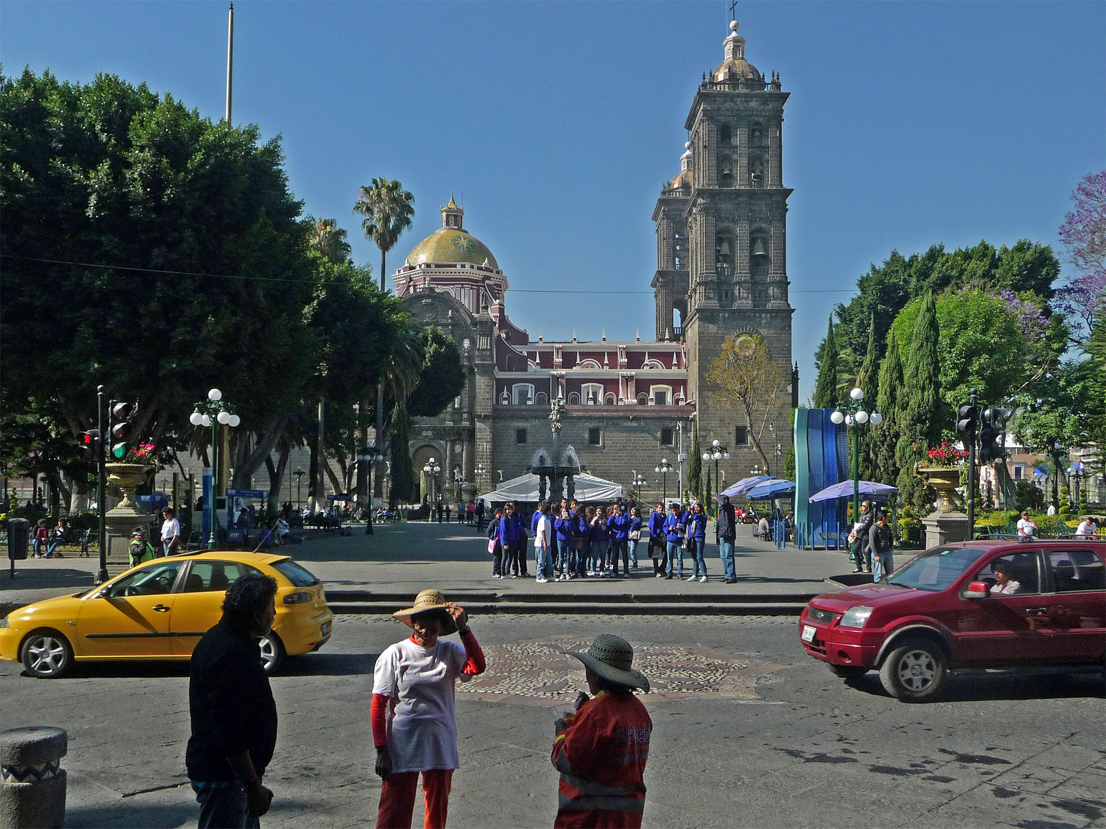 Mexiko Puebla Kathedrale außen