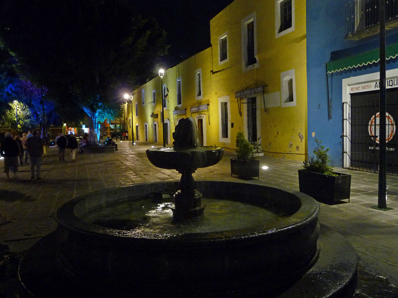 Mexiko Puebla Nachtaufnahme