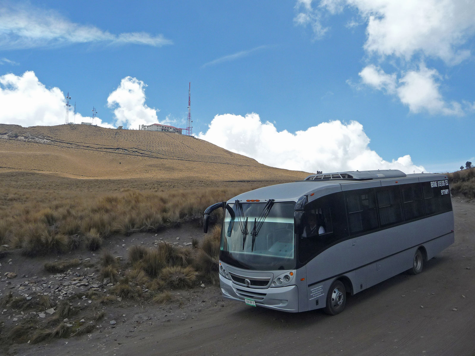 Nationalpark Iztaccíhuatl-Popocatépetl Tourbus