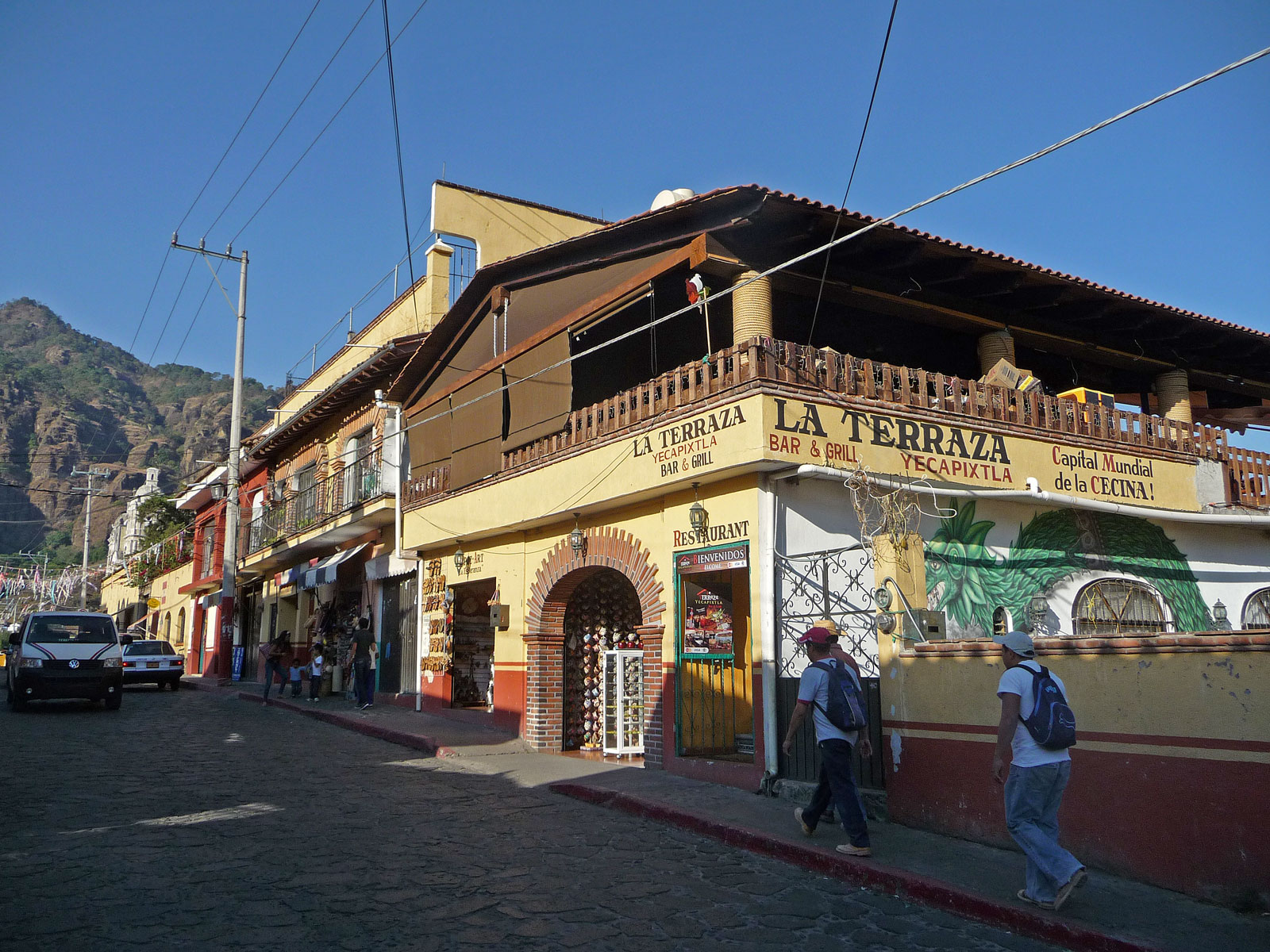 Tepoztlan Mexiko Altstadt