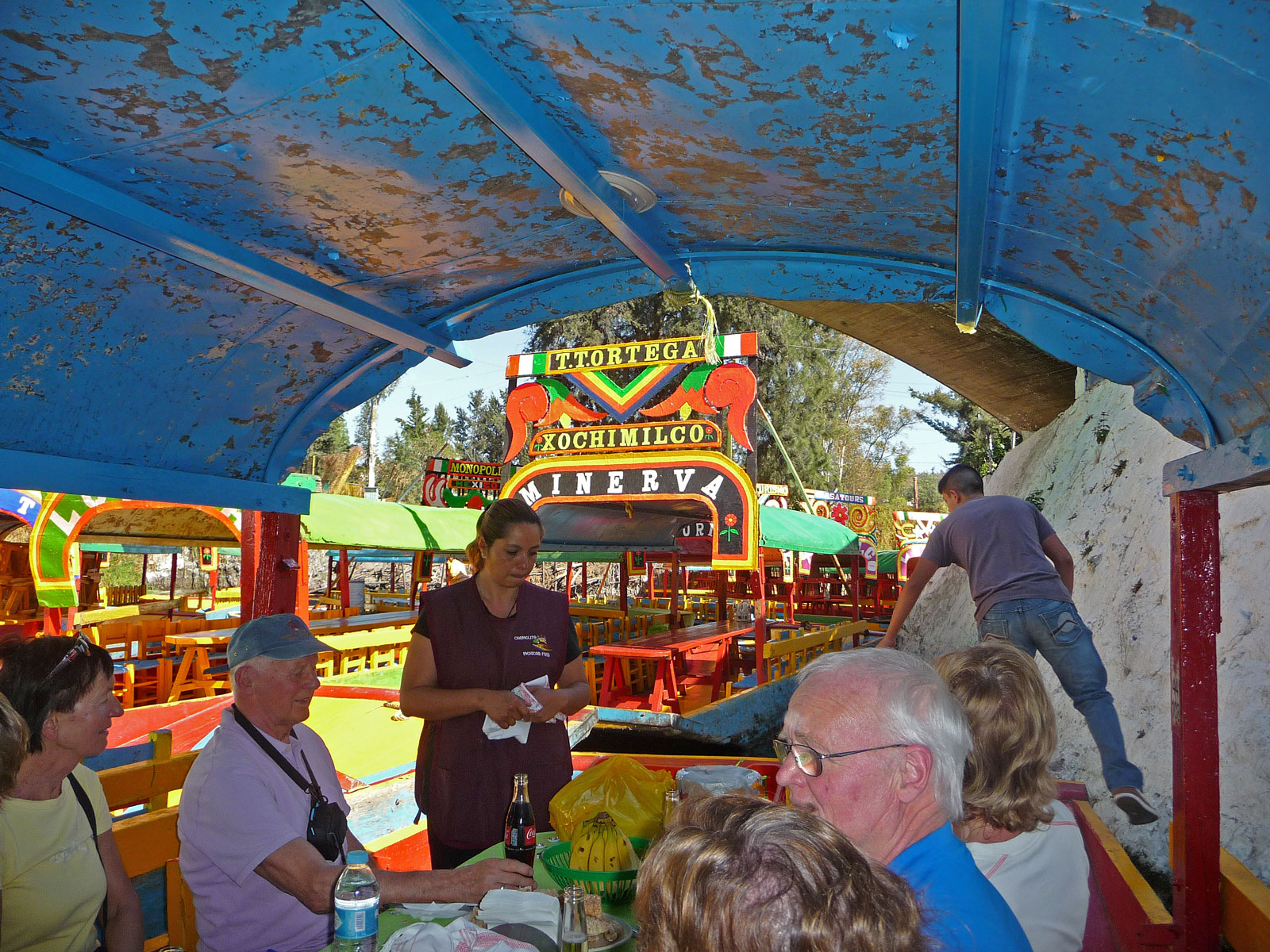Xochimilco Mexiko Bootsfahrt