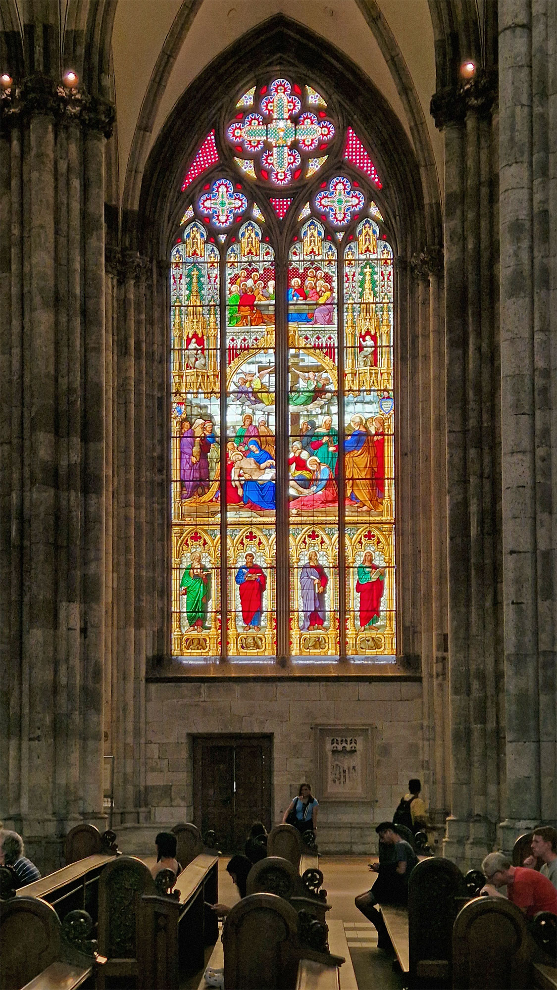 Köln Dom Buntglasfenster