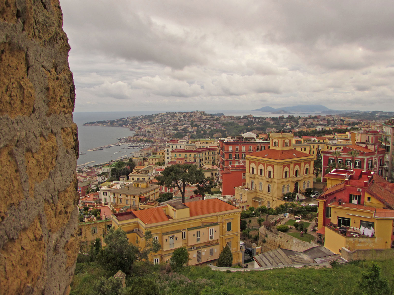 Neapel Castel Sant'Elmo Ausblick