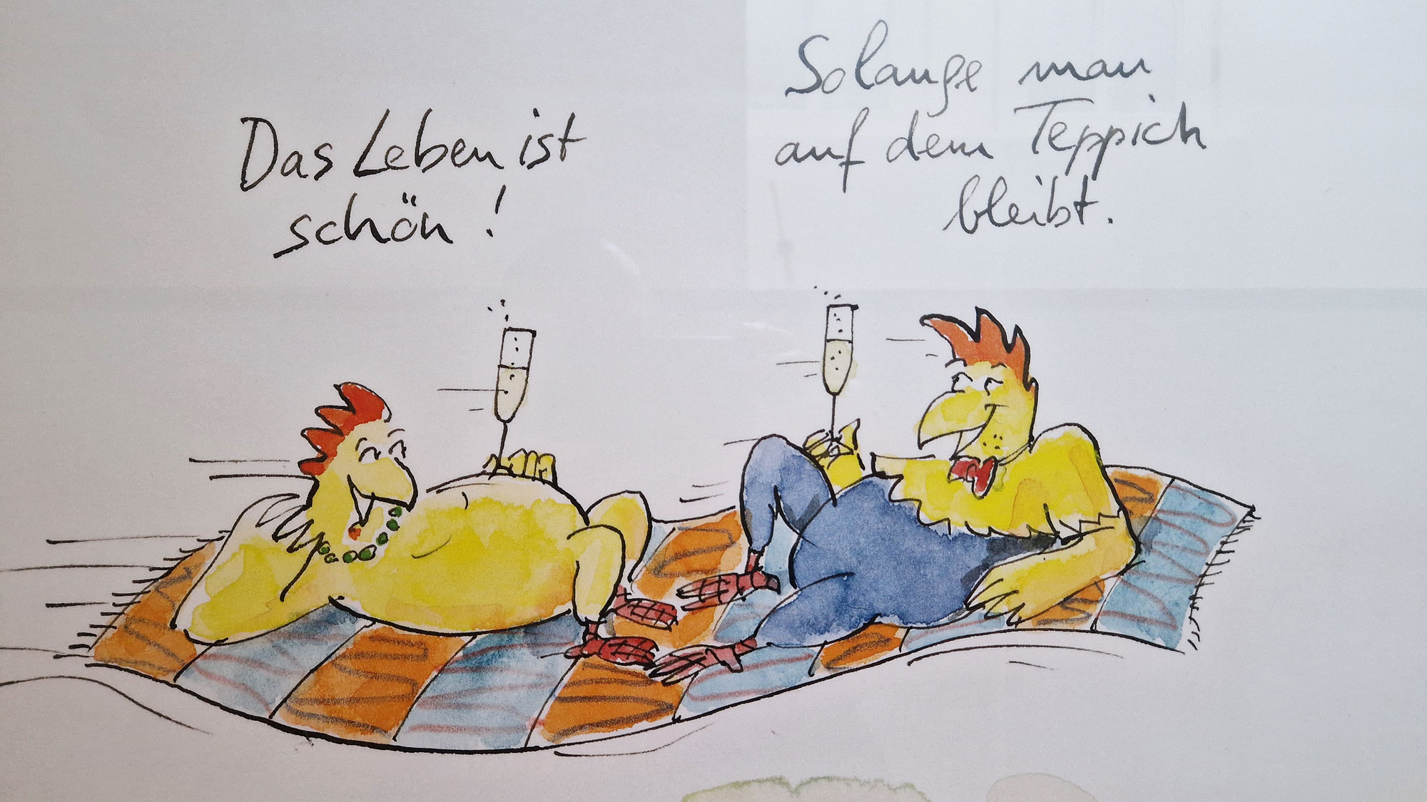 Hannover Wilhelm Busch Museum Karikatur Gaymann Leben ist schön