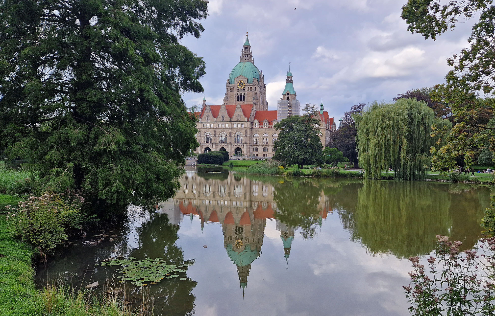 Hannover Rathaus Maschteich