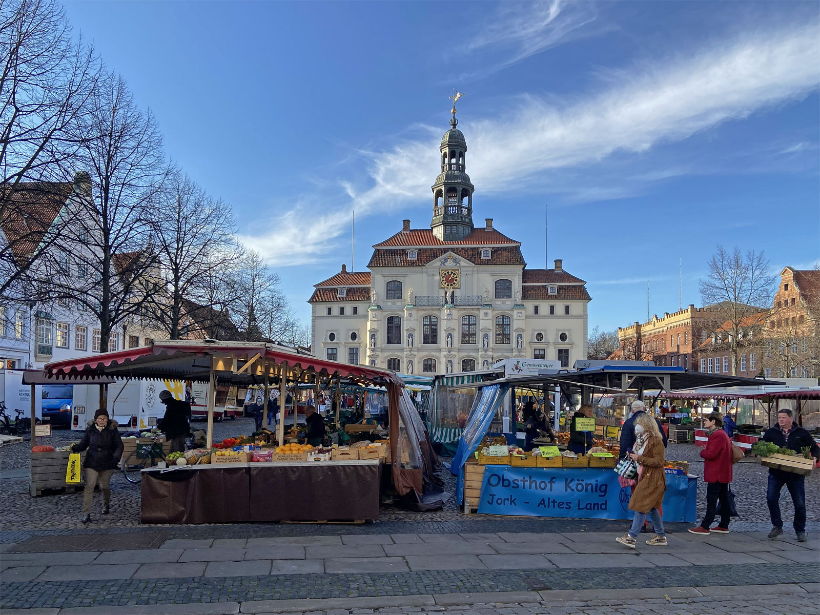 Lüneburg Marktplatz Rathaus